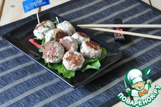 Пряные корейские мясные шарики