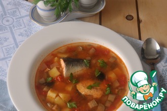 Рыбная солянка по-деревенски
