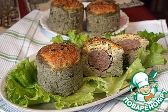 Маффины картофельные с мясной начинкой