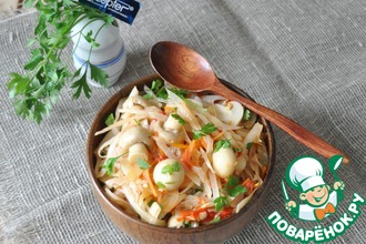 Закуска из капусты по-деревенски