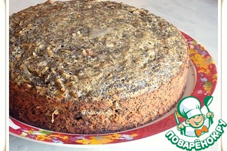 Маковый пирог с яблоками "Маковник"