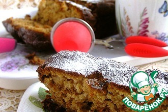 Кекс медовый с айвой