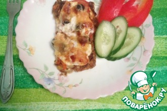 Филе трески с овощами