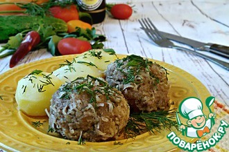 Картофельные шарики с мясом