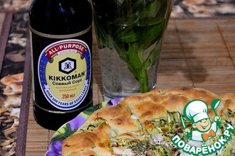 Киш с цуккини и курицей