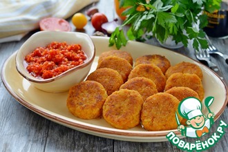 Морковно-рисовые котлеты