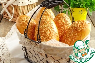 Пирожки для пикника с сосиской