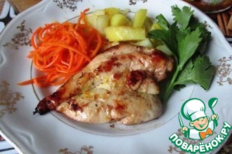 Куриная грудка с лимонной цедрой
