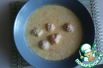 Рыбный суп с клецками