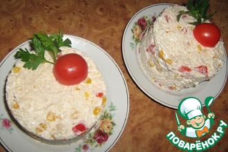 Салат "Мексика" с курицей и рисом