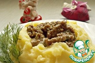 Сырно-мясная подлива