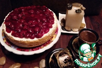 Торт "Каприз" с пряной вишней