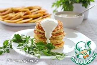 Дрожжевые картофельные оладьи