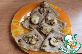 Постные блины со сладкой закуской