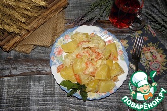 Картофель в сметане