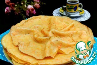 Морковные блины