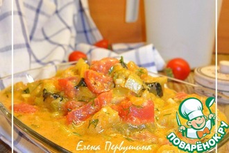 Сливочно-овощное рагу с пряностями