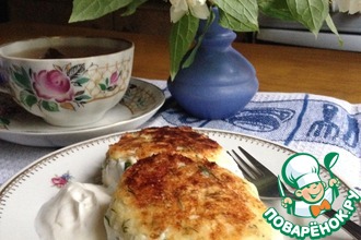 Сырники с зеленью и сыром