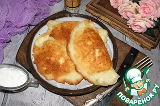 Сырники с зеленым луком и яйцом