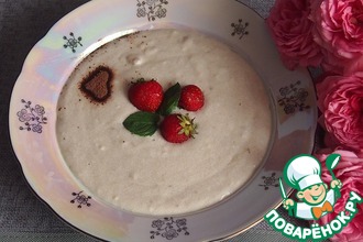 Манная каша с бананом