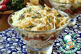 Салат из пекинской капусты с курицей