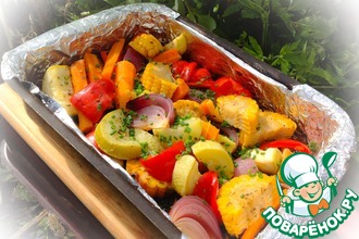 Запеченные овощи с прованскими травами