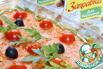 Котлеты с кальмарами в рассольной подливе