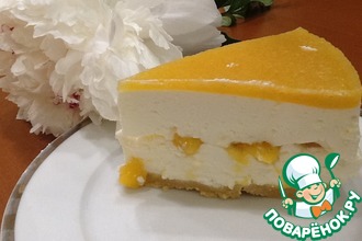 Легкий холодный чизкейк