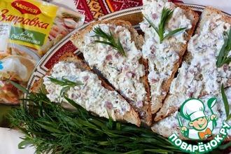 Бутербродная творожная масса с эстрагоном