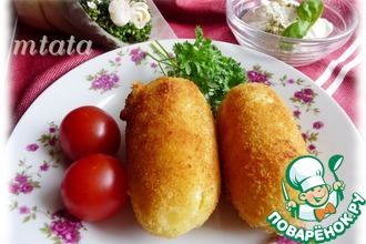 Картофельные крокеты с моцареллой