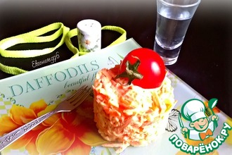 Салат из моркови с сыром