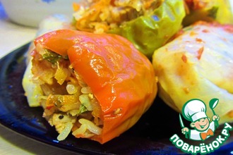 Голубцы и фаршированный перец