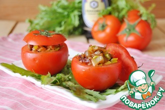 Помидоры, фаршированные баклажанами