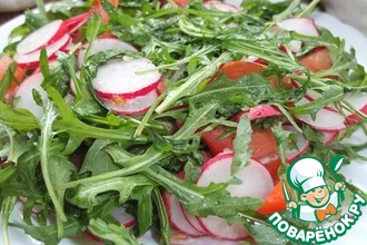 Салат с рукколой