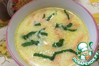 Суп "Солнечный" с пшенкой и кукурузой