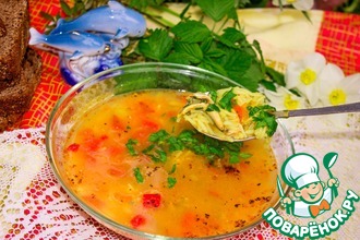 Рисовый суп с килькой