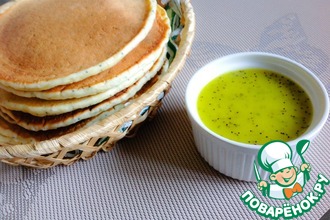 Лимонные панкейки с маком