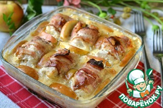 Мясные рулетики с хреном