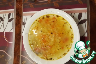 Суп овощной