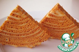 Торт "Карамельный медовик"