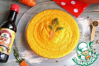Курино-морковный суп-пюре с сыром