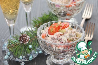 Салат "Под бой курантов"