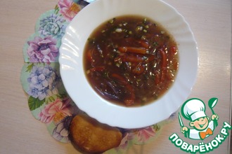 Луковый суп с фунчозой