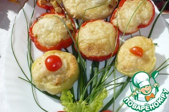 Закуска из болгарского перца с курицей