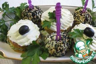 Закусочные куриные пирожные с нежным кремом
