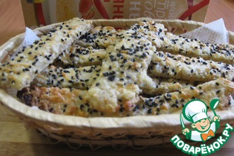 Овсяные палочки с сыром