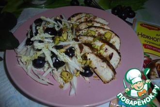 Салат с куриной грудкой