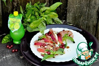 Персиковый капрезе