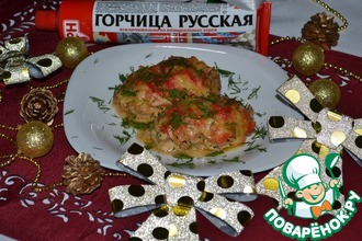 Медальоны из куриной голени "Праздничный ужин"