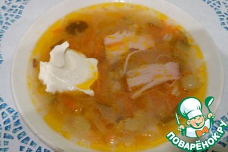 Рассольник без картофеля